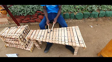 Marimba instrument made in Zimbabwe