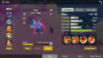 Dawn of Isles - How To Get Ancient Pet By Rebirth