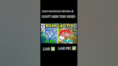How To Play Lag Free BGMI in Low-End Device | Close Range Lag Fix Bgmi| Fix Lag & Framedrops in BGMI