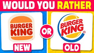 Would You Rather ? Old Vs New Logo | Logo Quiz