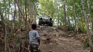 Turun pakai winch talinya putus apa yang terjadi@extreme offroad jeep prepet2