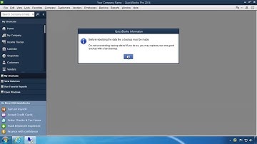 How to rebuild your company Quickbooks file