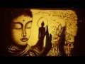 Awakening  buddhism sand art by singapore sand artist lawrence