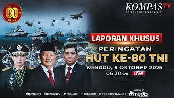 BREAKING NEWS - Upacara HUT ke-80 TNI di Monas: Pidato Presiden Prabowo & Defile Pasukan-Alutsista