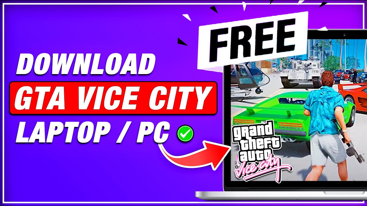 How to Download GTA Vice City in PC/Laptop for FREE (2025 Updated Way