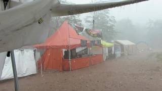 Hail storm at Mad Tea Party Jam - June 16, 2016