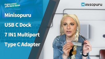 Review: USB C Hub Ethernet, Minisopuru USB C Dock 4K HDMI Adapter,7 IN1 Multiport Type C Adapter