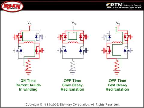 www.digikey.com - This tutorial, provided by Digi-Key and STMicroelectronics, will show you how a stepper motor is configured. It will also show how to properly drive a stepper motor using half, full, and microstepping.