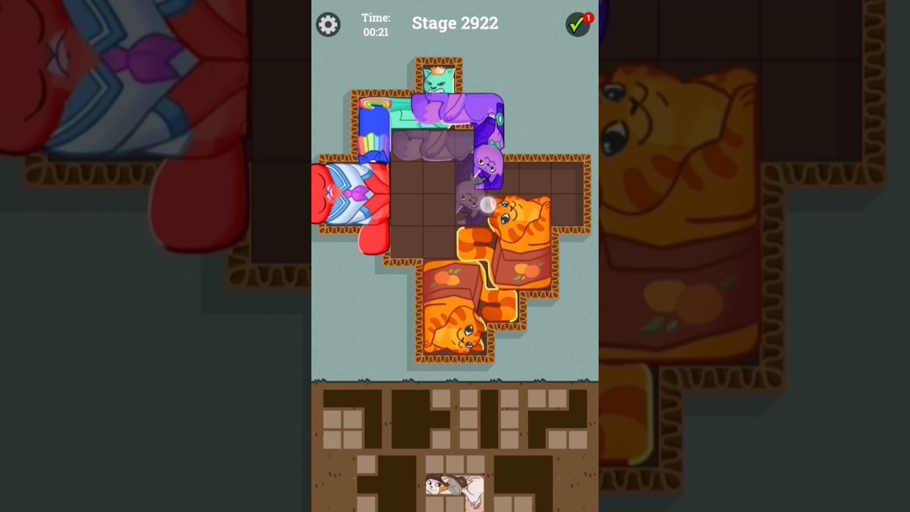 I lab to play block puzzle cat #2922 #youtubeshorts