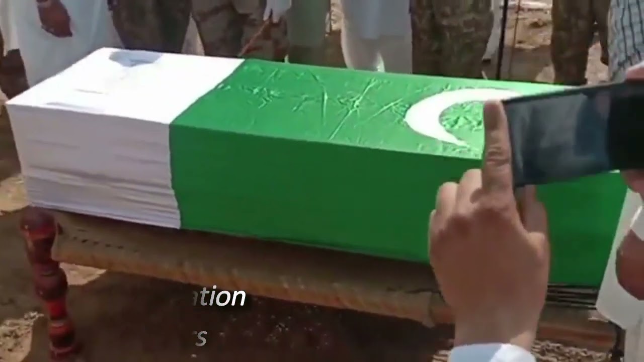 Father like relation: Comd Southern Command Quetta Lt General Sarfraz Kisses Shaheed’s coffin