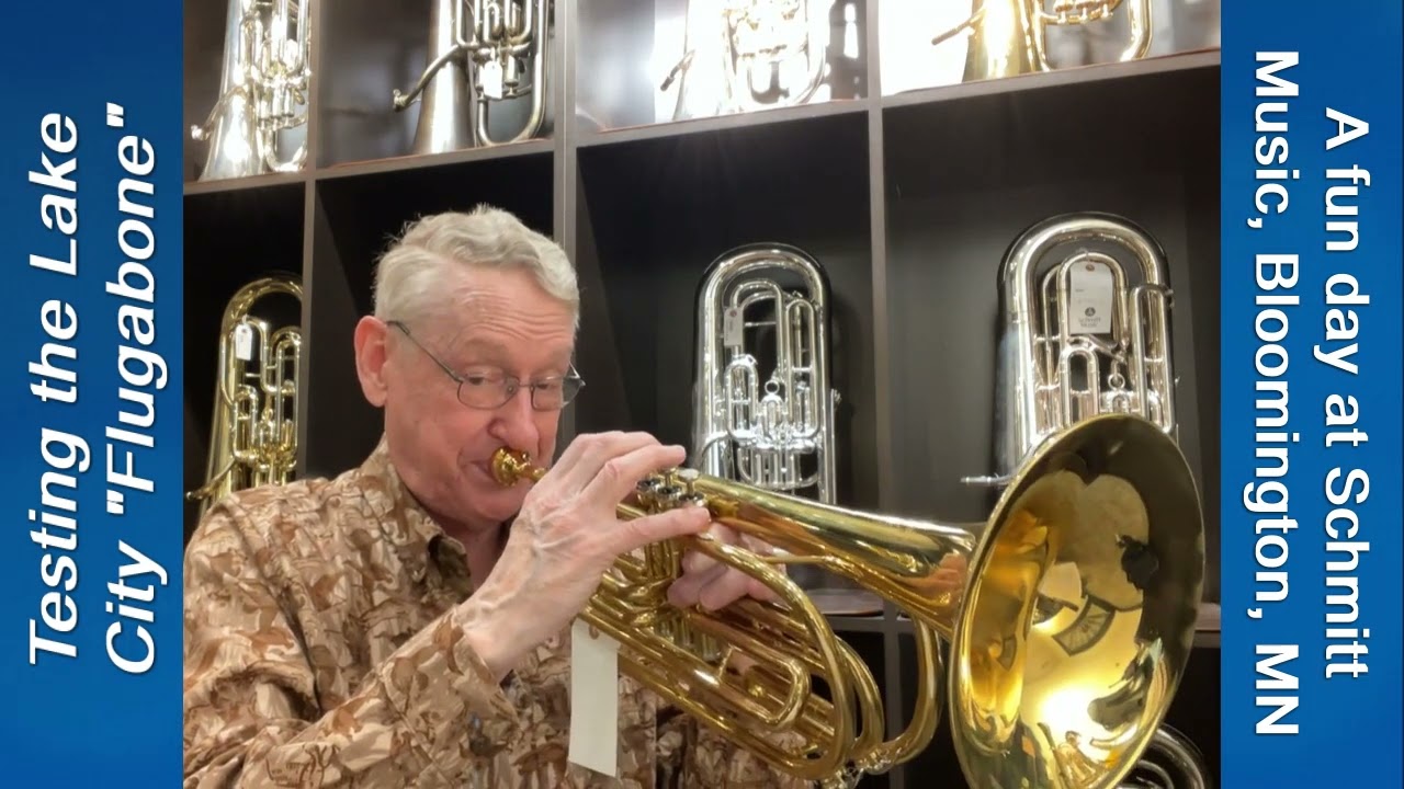 Flugabone by Lake City - Play Testing this Novel Baritone-Euphonium Relative at Schmitt Music