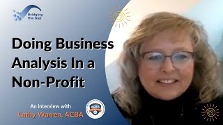 Doing Business Analysis In a Non-Profit: Cathy Warren, ACBA