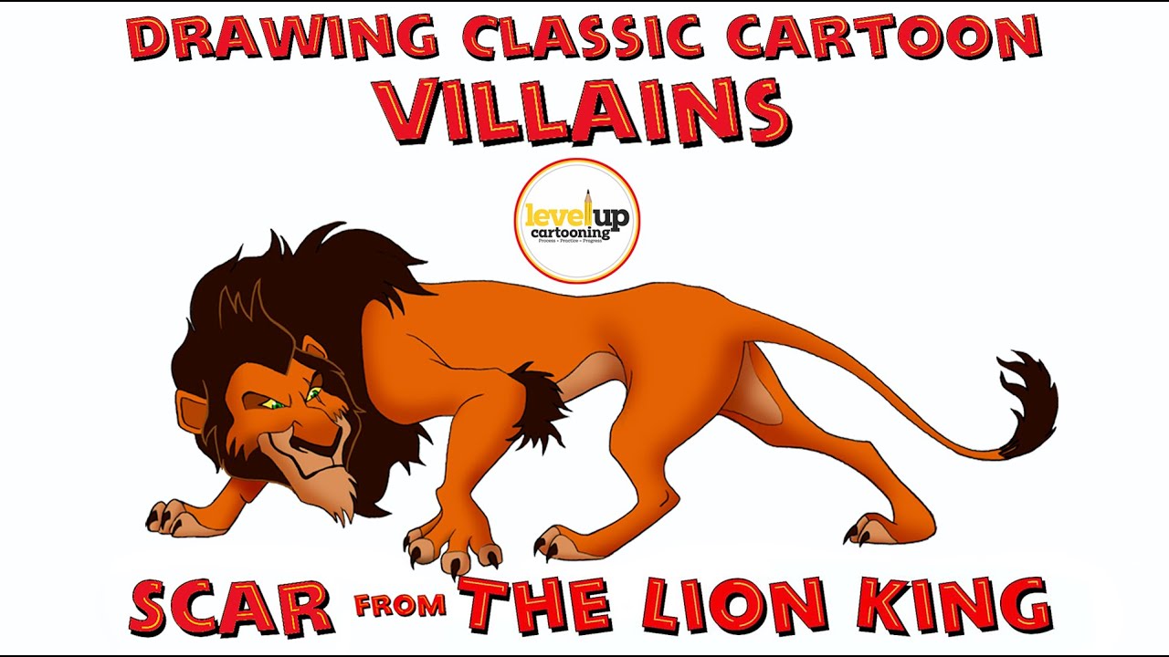 Let's Talk about Drawing Cartoon Villains Scar YouTube
