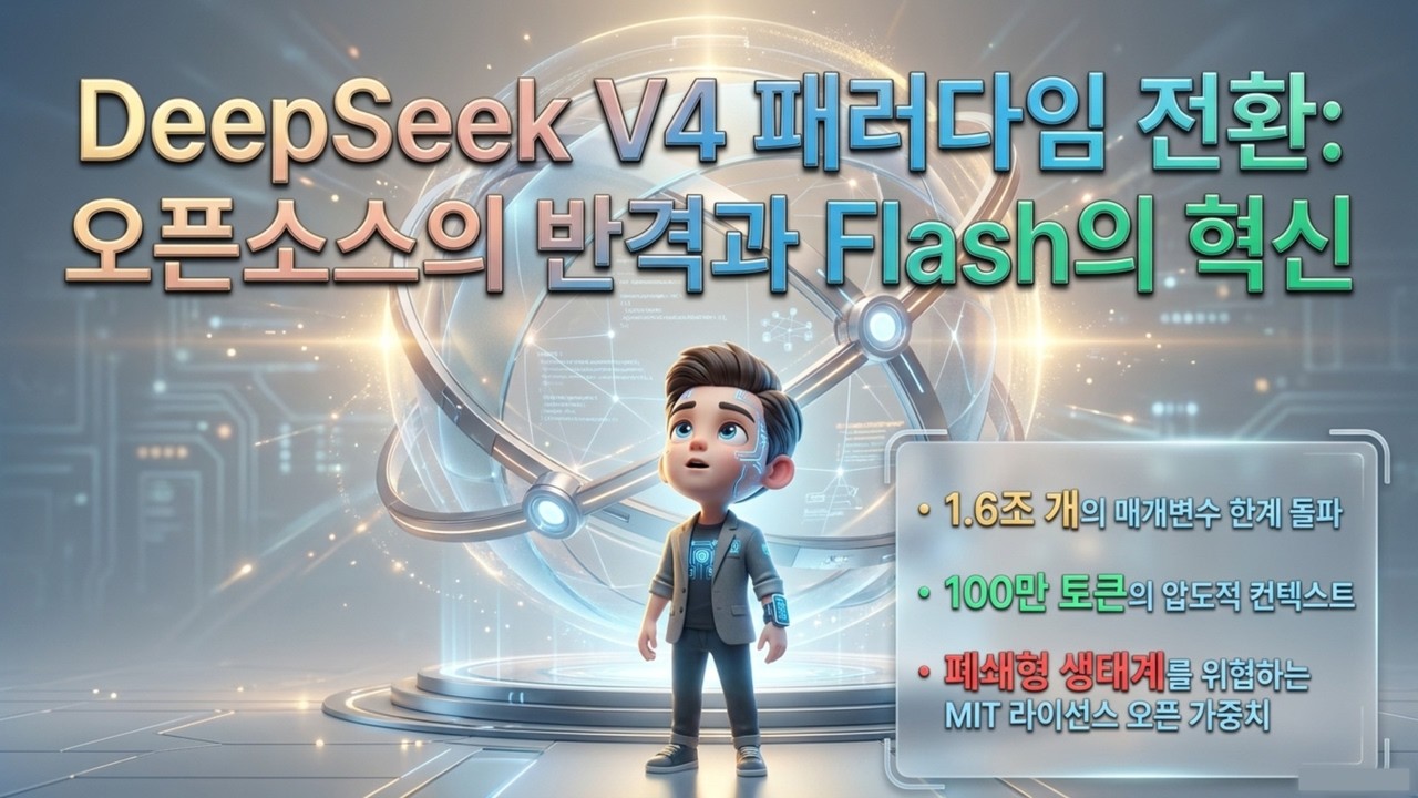 가성비 끝판왕! DeepSeek V4 Flash로 에이전트 자동화 끝내기 | 가격으로 빅테크 압도한 딥시크 V4