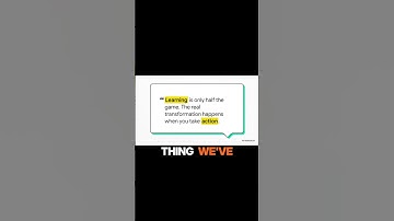 Knowledge Isn’t Power. Action Is. #substack #shorts