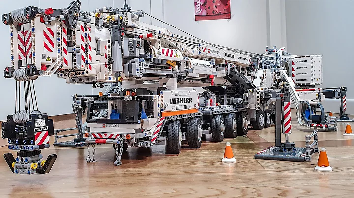 Lego Technic Liebherr LTM 11200 Crane Final Test MOC by Jeroen Ottens