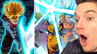 NEW LR Trunks & Future Gohan Super Attack Reaction on Dokkan Worldwide Part 2!