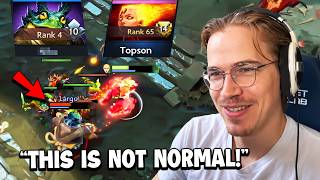 When Topson meets a 'RANK 4 LARGO MID PLAYER' in pubs...