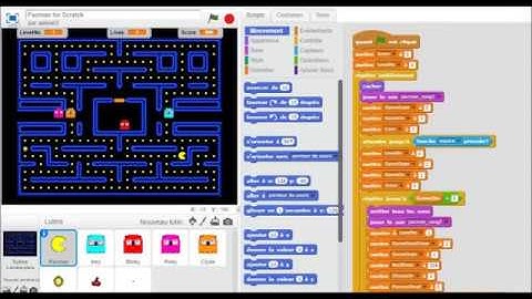 Junior Makers Place - Stages vacances - Code ton jeu Pacman