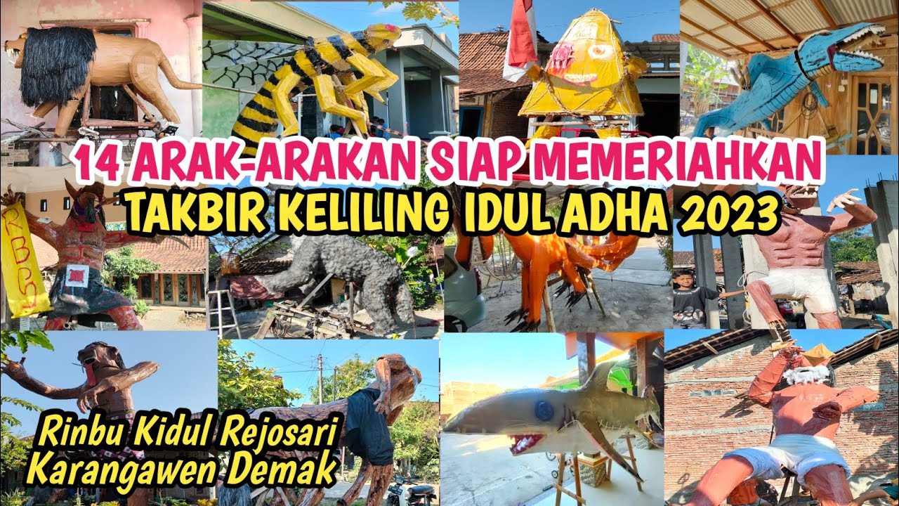 Wow‼️Inilah 14 Arak-arakan Bikinan Bocil Siap Ikut Memeriahkan Takbir Keliling Idul Adha 2023