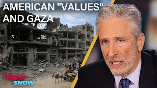 Jon Stewart Interrogates America's Support of Israel \& 2024 Solar Eclipse Mania | The Daily Show