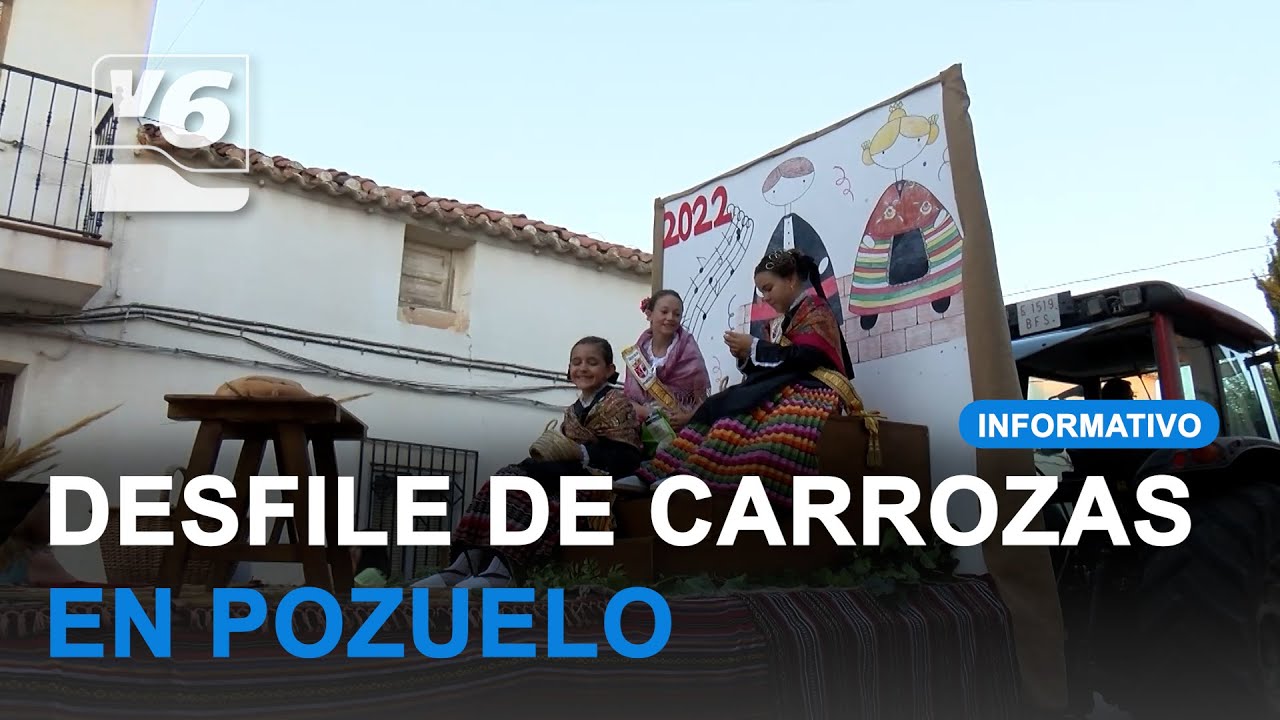 Exitoso desfile de carrozas en las fiestas patronales de Pozuelo