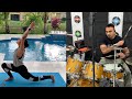 Adiyogi - drum &amp; yoga cover