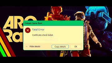 Fix ARC Raiders Certificate Check Failed Error