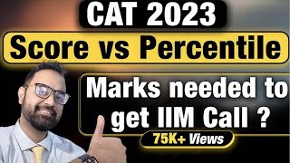CAT 2023 Score vs Percentile | How Much Marks to get IIM in CAT ? IIM Cut offs