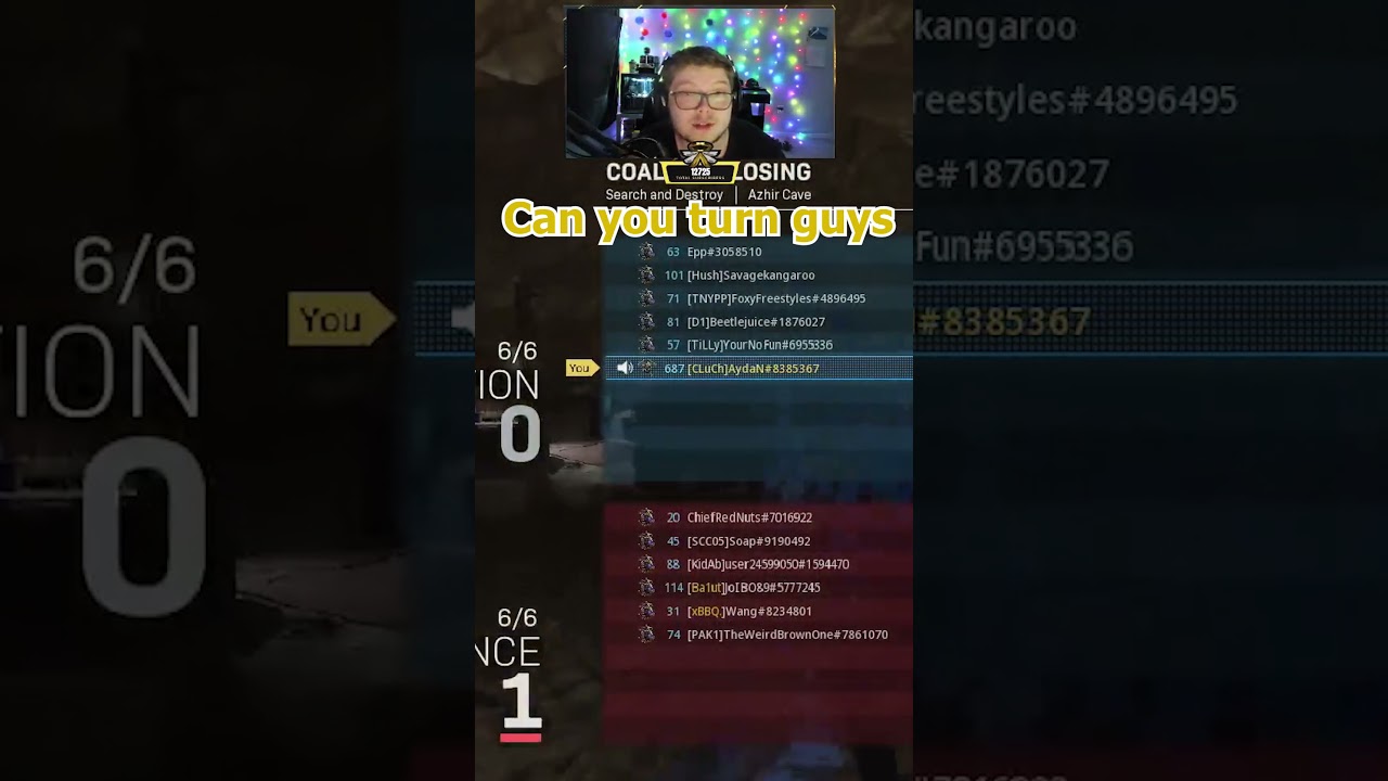 Aydan's trolling in Modern Warfare lobbies now. 😂 