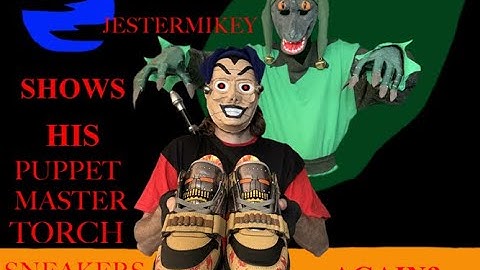 JesterMikey Shows His Puppet Master Torch Sneakers From Bull Airs Again