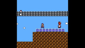 Super Mario Bros. 2 Game Genie Code: NAXELV - Glitchy music that fluctuates in speed