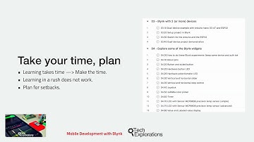 BLYNK - 01.50 How to get the most out of this course