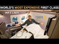 Flying worlds most exclusive first class flight  singapore airlines suites 