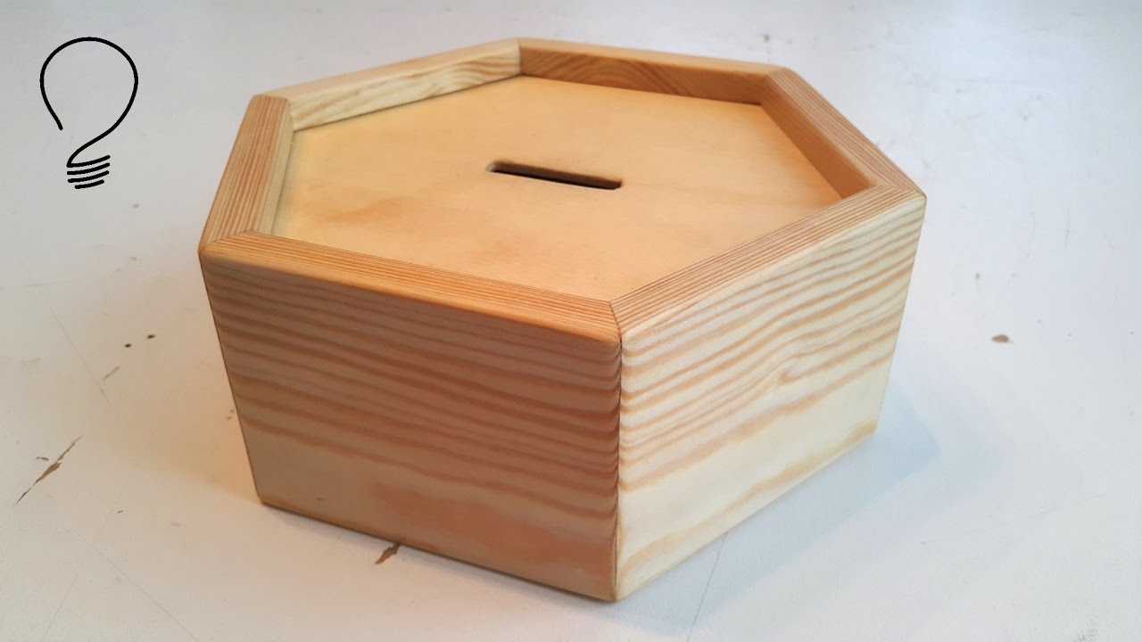 how to make a wooden money box