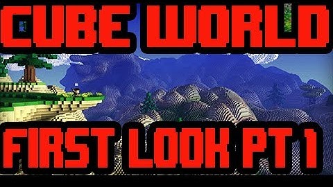 Cube World 1st Impressions Livestream with NananeaWoW.  Ranger and Warrior Gameplay! Pt 1
