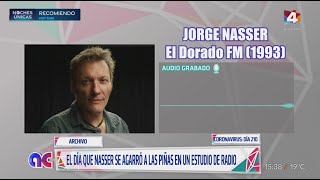 Algo Contigo  El día que Jorge Nasser se agarró a las piñas al aire en una radio