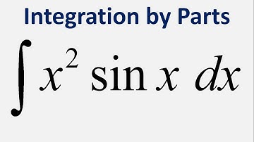 Integration by parts: Integral of x^2*sin(x) dx