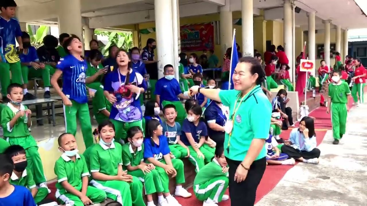 กิจกรรม กีฬาสีภายในประจำปีการศึกษา 2565 ในโรงเรียนจิ้นฮั้ว