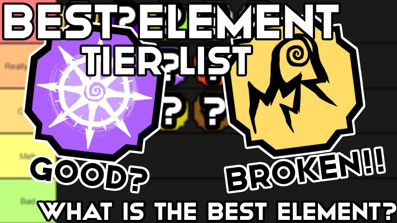 The BEST Element Tier List In Shindo Life  What Is The Best Element In  Shindo? 