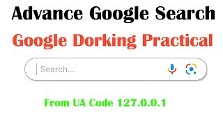 How to use Google Advance Search OperatorsEthical Hacking |Google Dorks