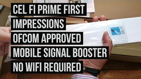 CEL-FI Prime Mobile Signal Booster - Ofcom Approved No WiFi needed