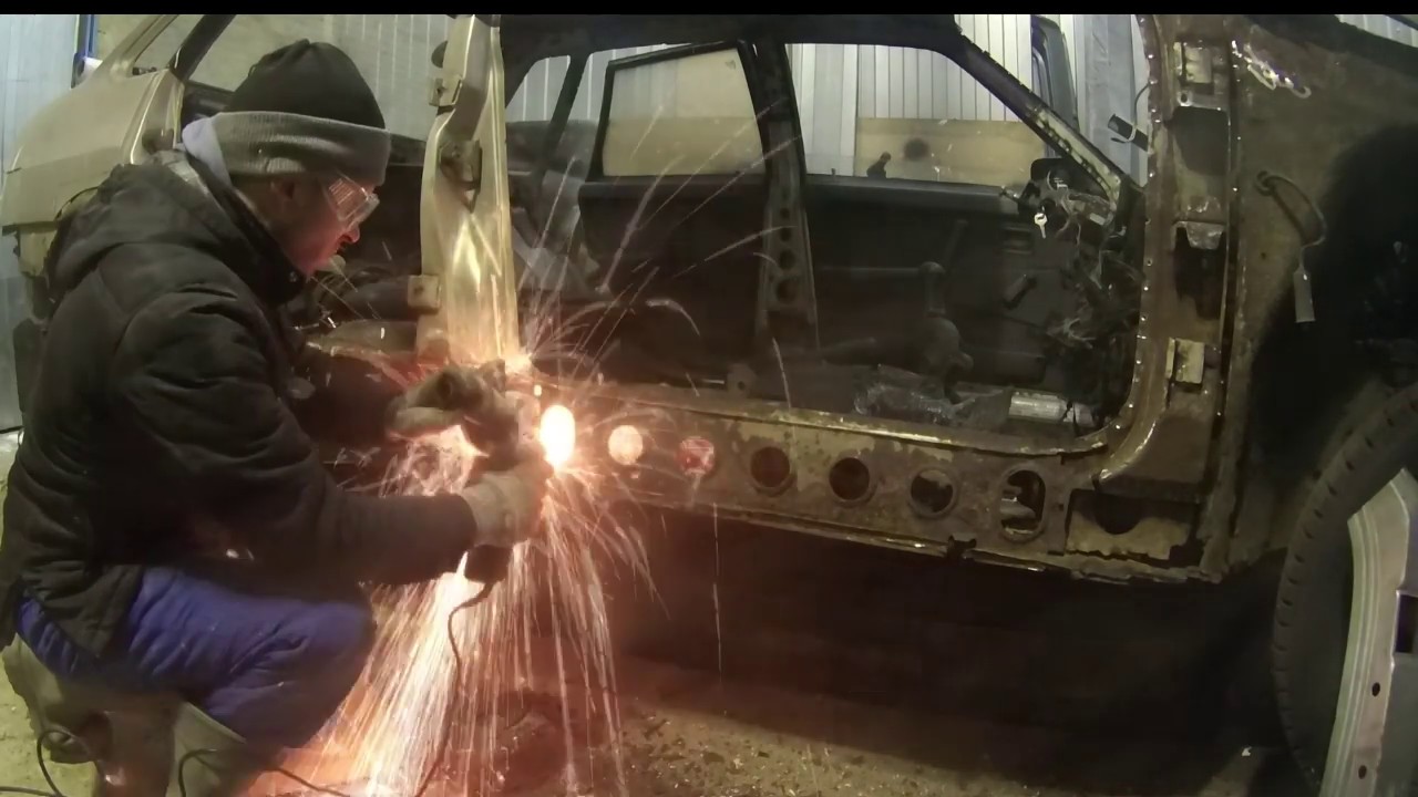 Замена порогов ваз 2108
