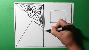 Daily Line Illusion #327 / Disorderly Satisfying 3D Pattern / Spiral Drawing / Art Therapy