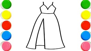Cute Beautiful Baby Dress | Drawing,Painting & Coloring and Toddlers_ Kids