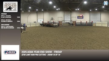 2025 ASHA Year End Show - Herd Works - Friday