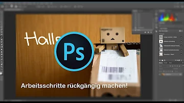 Wie kann man in Photoshop etwas rückgängig machen?