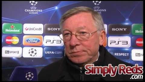 Rangers 0-1 Manchester United - Sir Alex Ferguson