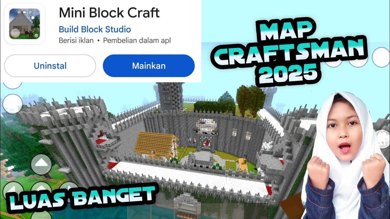 Mini Block Craft 3D Old Mansion Map Add-on Untuk Craftsman 2025 Tiara Channel craftsman