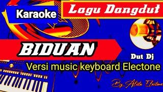 Karaoke dangdut BIDUAN Rita Sugiarto versi music Keyboard Electone no vocal full lirik